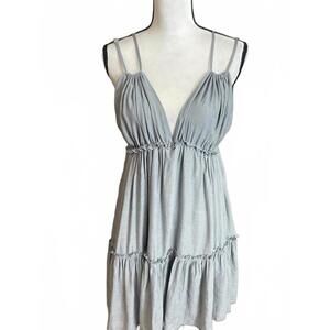 Wishlist NWT dusty blue halter dress small